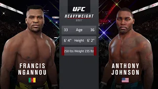 Francis Ngannou vs Anthony Johnson | FREE FIGHT | UFC 4