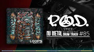 Nu Metal Drum Track / P.O.D. Style / 100 bpm