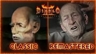 Diablo 2 Resurrected Act 1 Cinematic Side by Side Comparison