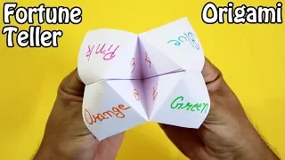 Origami - Fortune Teller | How to make a Paper Fortune Teller (very easy)