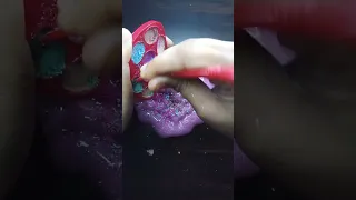 slime coloring with makeup