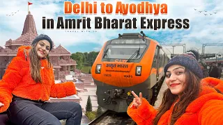 Delhi to Ayodhya मात्र 250 रुपये में Amrit Bharat Express Train journey in General Class 🧡