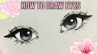 How to Draw Eyes ♡ | by Christina Lorre'