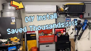 Garage Comfort Upgrade: Installing a 3-Ton 36,000 BTU Mini Split System