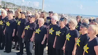 ⭐️Dreams⭐️Rock Choir at West Kirby Promenade with Becky's Rockies 02/09/2023