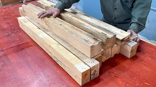 Unleash The Amazing Potential From Pallet Wood // A Wonderful Table From Pallet Wood And Scrap Wood