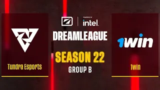 Dota2 - Tundra Esports vs 1win - Game 1 - DreamLeague Season 22 - Group B