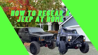 How to Regear your jeep XJ/JK/JL/JT/ZJ/WJ