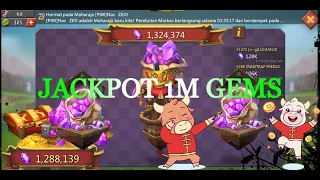 Lords mobile| jackpot 1M gems di kingdom tycoon | lords mobile indonesia