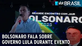 Bolsonaro diz que governo Lula "não dura muito tempo se continuar como está" | SBT Brasil (01/02/23)