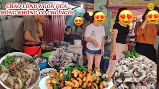 BẤT NGỜ VỚI QUÁN CHÁO LÒNG NỔI TIẾNG TOÀN GÁI XINH ĐẾN ĂN ĐÔNG KÍN KHÔNG CÓ CHỖ NGỒI TLS