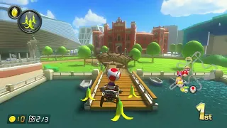 Tour Madrid Drive - Mario Kart 8 Deluxe (Switch) DLC TRACK 150cc (Toad driving Landship)