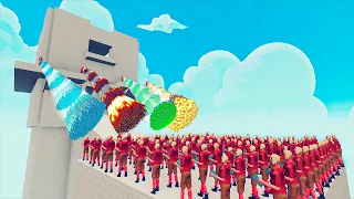 100x PSYCHO vs 4x EVERY GOD - Totally Accurate Battle Simulator TABS