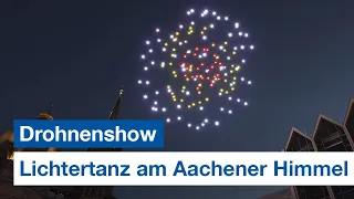 Drohnenflugshow als Eröffnung der RWTH KI-Woche (komplette Show) 👍