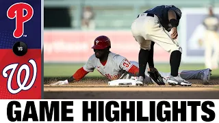 Phillies vs. Nationals Game Highlights (6/18/22) | MLB Highlights