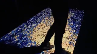 Interactive Floor Projection - Prototype using TouchDesigner & Kinect