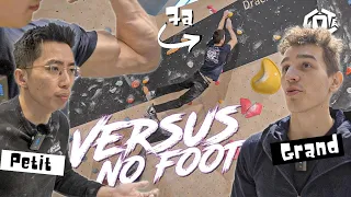 Pas de pieds, pas de 6c ! Versus escalade no foot 🦶