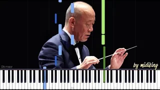 Joe Hisaishi (久石 譲) - Nostalgia [Synthesia Piano Tutorial]