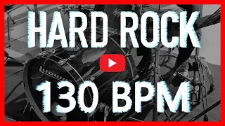 Uptempo Hard Rock Drum Track 130 BPM Drum Beat (Isolated Drums) [HQ]