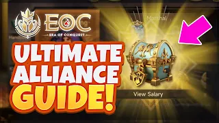 Ultimate Alliance Tips & Guide (Get Salary from Alliance) | Era of Conquest