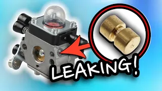 ZAMA ￼CARBURETTOR FLOODING - ACCELERATOR PUMP FIX - FREE & EASY!