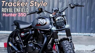 Royal Enfield Hunter 350 “Tracker Style” | Apollo Garage