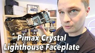 The Lighthouse faceplate makes the Pimax Crystal even better! Setup and review!