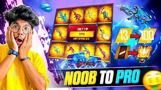 Free Fire NOOB TO PRO ULTRA MAX IN 9 Mins😍😳 Bought Everything From Events -Garena Free Fire