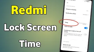 Redmi Lock Screen Time Settings | Lock Screen Time Setting Redmi