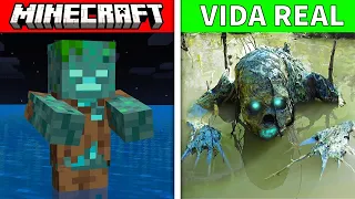 Mobs de Minecraft en la VIDA REAL