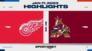 NHL Highlights | Red Wings vs. Coyotes - January 17, 2023