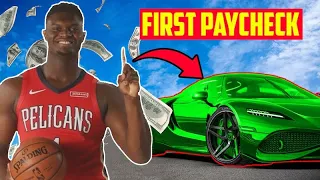 How NBA Players Spent Their First Paycheck