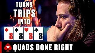 How to get PAID with QUADS ♠️ PokerStars