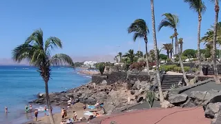 PUERTO DEL CARMEN LANZAROTE SPAIN BEAUTIFUL SUNNY DAY ☀️🌴🇮🇨🇪🇦