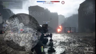 Battlefield 1 Mortar vs. Behemoth Train PS4 Gameplay