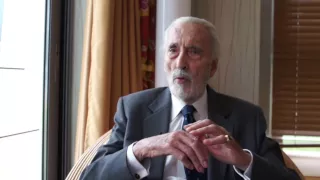 Sir Christopher Lee Interview Locarno Film Festival 2013