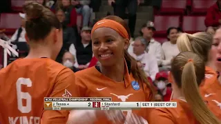 #2 Texas vs #1 Stanford | Regional Final | NCAA Women Volleyball Full Match 12/09/2023