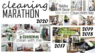 CHRISTMAS TAKE DOWN MARATHON - 4 YEARS - 2 HOURS! CLEANING MOTIVATION - Intentful Spaces