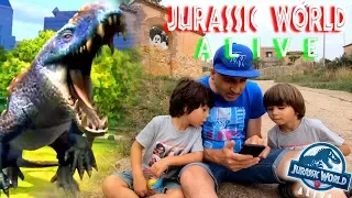 JURASSIC WORLD ALIVE 🦖COMBATES junto a un viejo CEMENTERIO😱