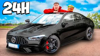 24 STUNDEN im AUTO (AMG) 🚗