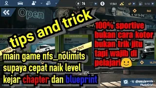 The trick is how to quickly level up, chase chapters and car performance in nfsnl, chase blueprints