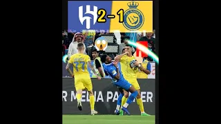 Ronaldo RED CARD🔥🟥 | Al Hilal vs Al Nassr 2-1 #shorts #ronaldo #viral #football #cr7 #messi #fight