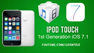 Install iOS 7.1 on iPod Touch 1st Generation / 2G /3GS and Jailbreak - WhiteD00r