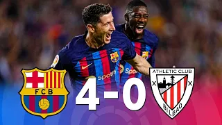 Barcelona vs Athletic Club [4-0], La Liga 2022/23 - MATCH REVIEW