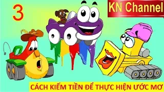 CÁCH KIẾM TIỀN ĐỂ THỰC HIỆN ƯỚC MƠ TRONG THẾ GIỚI XE ĐUA TẬP 3 | Trò chơi KN Channel giáo dục trẻ em