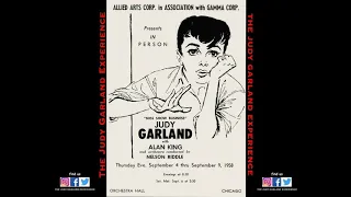 JUDY GARLAND In Concert With The NELSON RIDDLE Orchestra 1958 Rare Recording