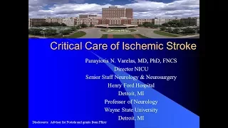 Critical Care of Ischemic Stroke