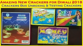 AMAZING NEW CRACKERS FOR DIWALI 2018 / Testing of Different types of New Crackers