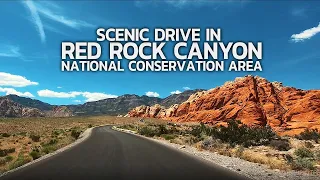 SCENIC DRIVE - Red Rock Canyon Conservation Area, Las Vegas, Nevada, USA, Travel, FHD