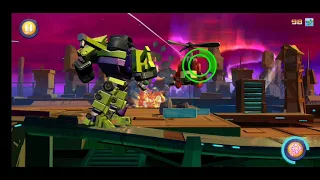 Angry Birds Transformers gameplay Devastator vs Boss Pig round 2